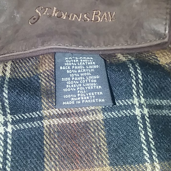 💥make an offer💥 St.Johns Bay Leather Jacket - Picture 8 of 8